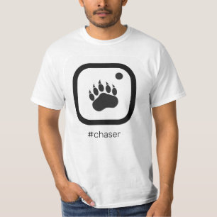 Clean B&W Bear Chaser T-shirt