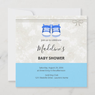 Clean Baby Shower Invitation – Customizable