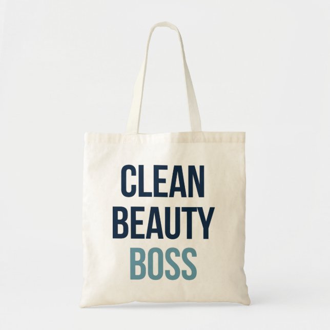 Clean Beauty Boss Tote Bag (Front)