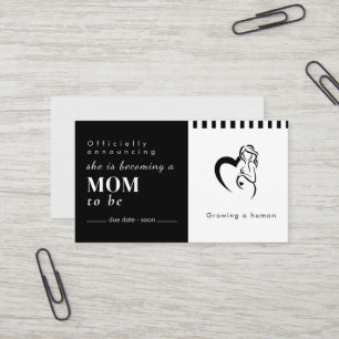 Clean Black & White Minimal Business Card