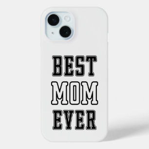 Clean Black & White Modern Phone Case best mum