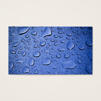Clean Blue Water Droplets