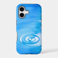 Clean blue water ripples