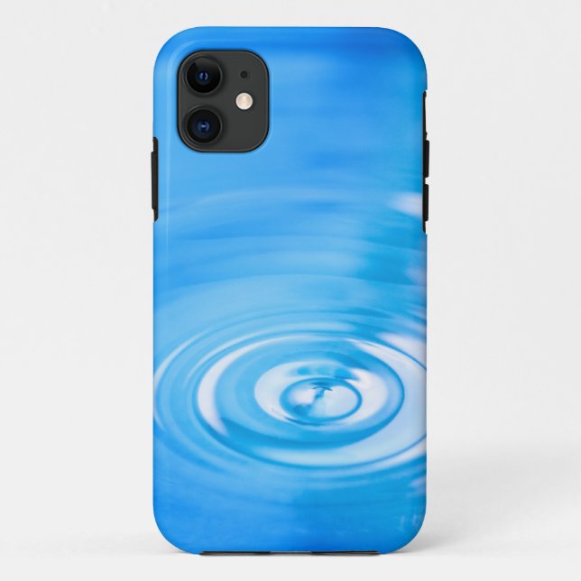 Clean blue water ripples Case-Mate iPhone case (Back)