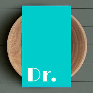 Clean Blue & White Medical Doctors Health care Business Card
