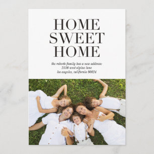Clean Classic Modern Photo Moving Announcement