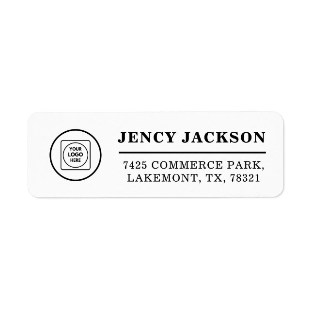 Clean Company Logo Professional Return Brand (Front)