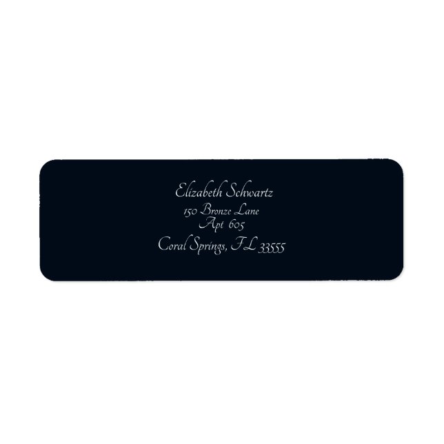 Clean Contemporary Black and White Calligraphy (Front)