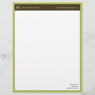 Clean Corporate Letterhead Design