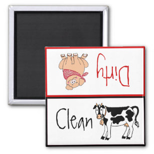 Clean/Dirty Country Kitchen Dishwasher Magnet