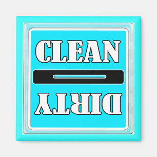 Clean Dirty Dish Washer Magnet