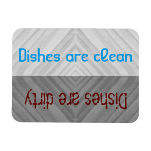 Clean   Dirty Dishes Dishwasher Magnet