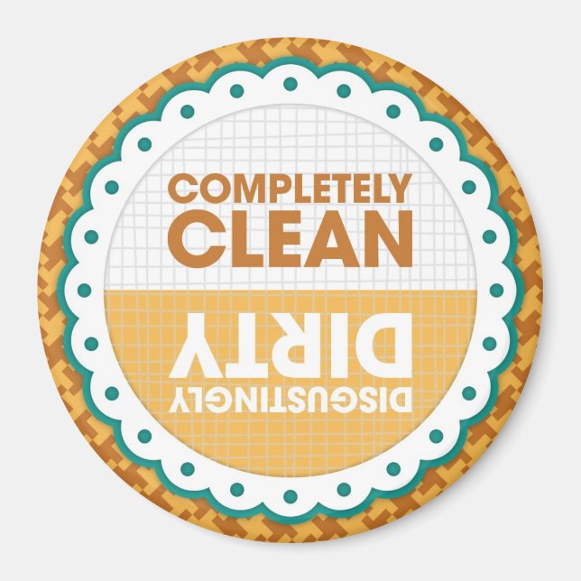 Clean Dirty Dishwasher Magnet (Front)