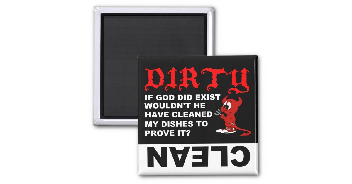 Clean Dirty Dishwasher magnet | Zazzle.co.nz