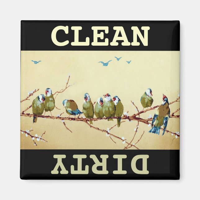 Clean/Dirty Dishwasher Magnet (Front)