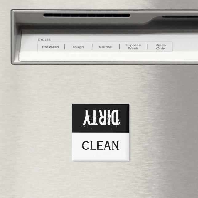 Clean & Dirty Dishwasher Magnet (In Situ (Dishwasher))