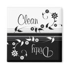 Clean Dirty Dishwasher Magnet