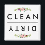 CLEAN / DIRTY Dishwasher Magnet<br><div class="desc">Cute magnet for the dishwasher!</div>