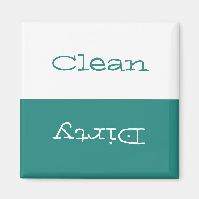 Clean Dirty Dishwasher  Magnet (Front)