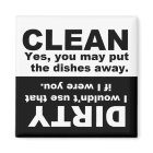 Clean Dirty Dishwasher magnet