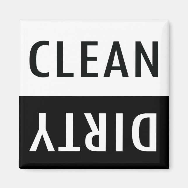 Clean dirty dishwasher magnet (Front)