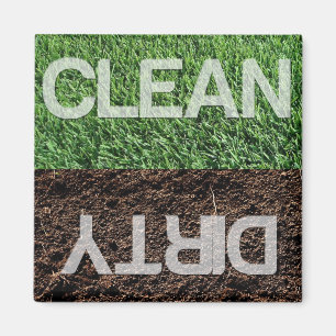 Clean / Dirty Dishwasher Magnet