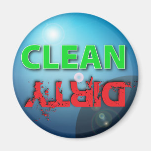 Clean-Dirty dishwasher magnet