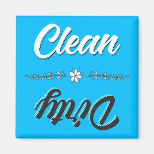 Clean Dirty Dishwasher Magnet
