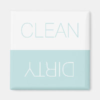 Clean Dirty indicator reversible dishwasher aqua