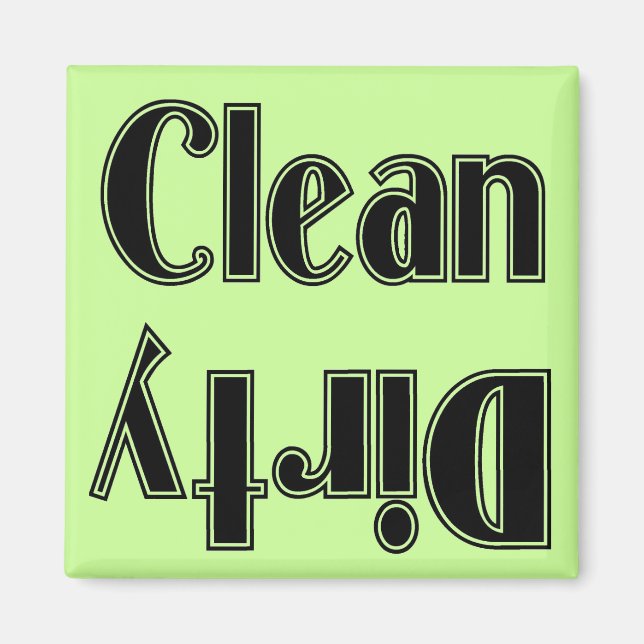 Clean/dirty magnet (Front)