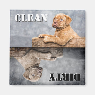 Clean Dirty Puppy Dishwasher Magnet