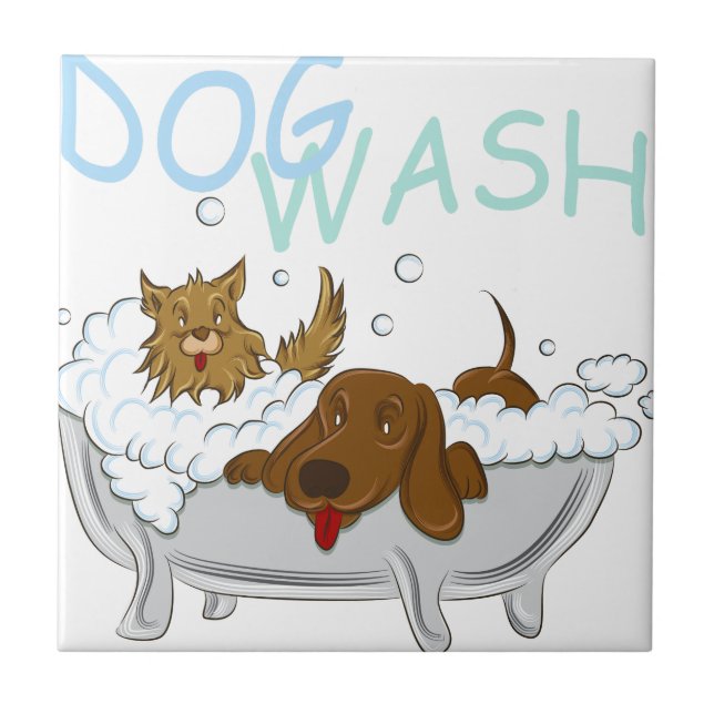 Clean Dogs Wash Tile (Front)