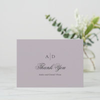 Clean Dusty Lilac Classic Wedding