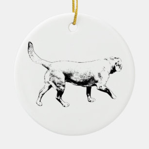 clean edge stride ceramic tree decoration