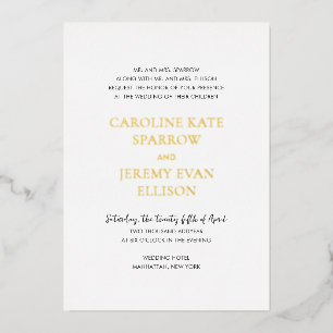 Clean Elegant Wedding