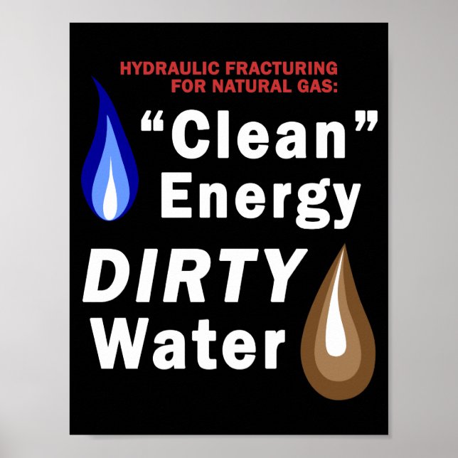 "Clean Energy", DIRTY Water - Poster (Front)