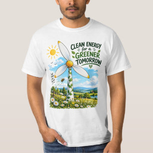 Clean Energy Wind Turb T-Shirt