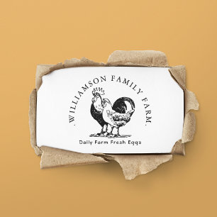 Clean Farmers Market Organic Fresh Eggs Chicken  Business Card