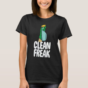 Clean Freak Cleaner Women Cleaning Team 2 T-Shirt