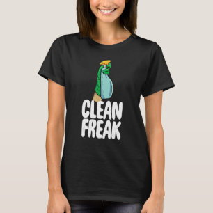 Clean Freak Cleaner Women Cleaning Team 2 T-Shirt