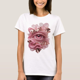 Clean Gold ABSTRACT ART Design T-Shirt