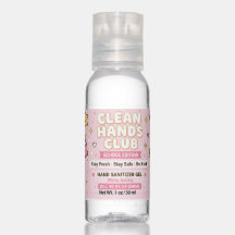 Clean Hands Club School Edition Cute Pink Hand