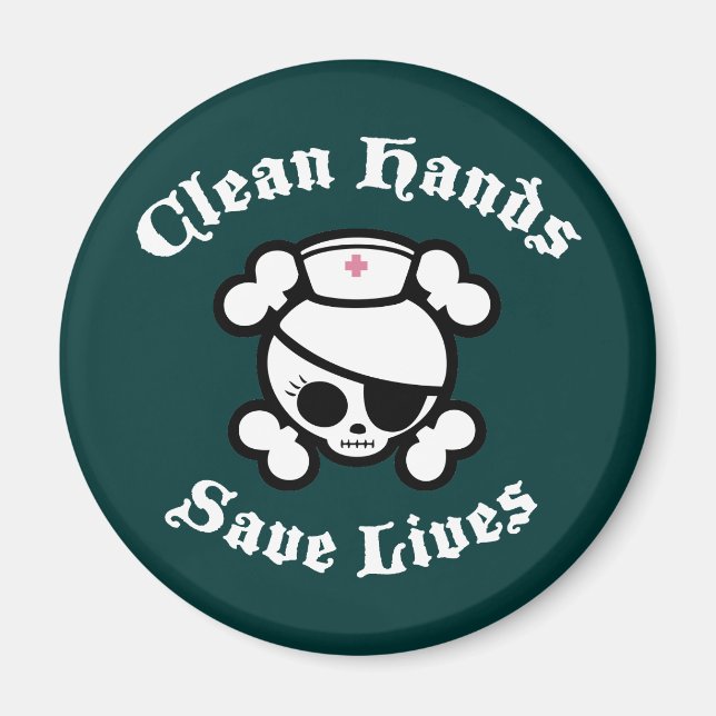 Clean Hands Save Lives Magnet (Front)