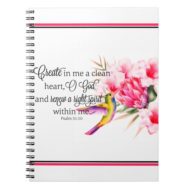 Clean heart  notebook (Front)