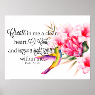 Clean heart poster