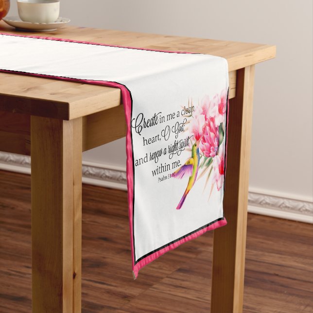 Clean heart  short table runner (In Situ)