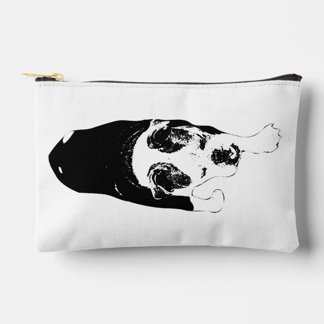 Clean Ink Dog Sets Confident Holiday Routine Accessory Pouch (Front)