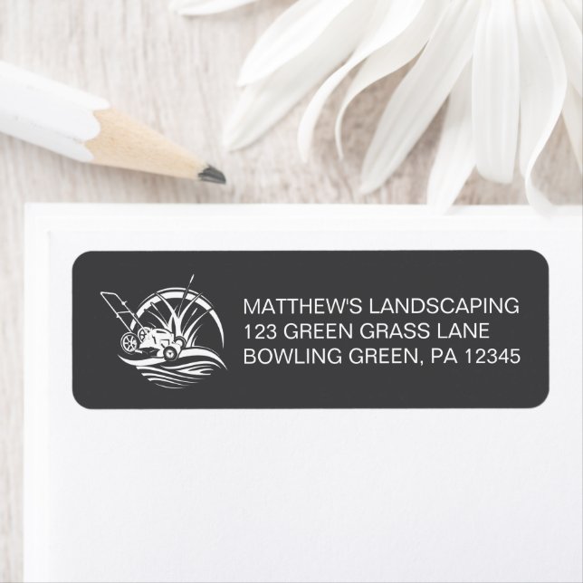 Clean Landscaping Return Address Label  (Insitu)