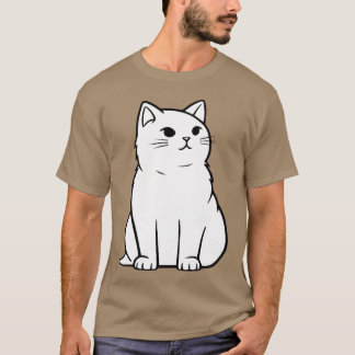 Clean Line Artee for Cat Lovers gift T-Shirt