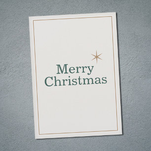 Clean & Minimalist Merry Christmas Holiday Card